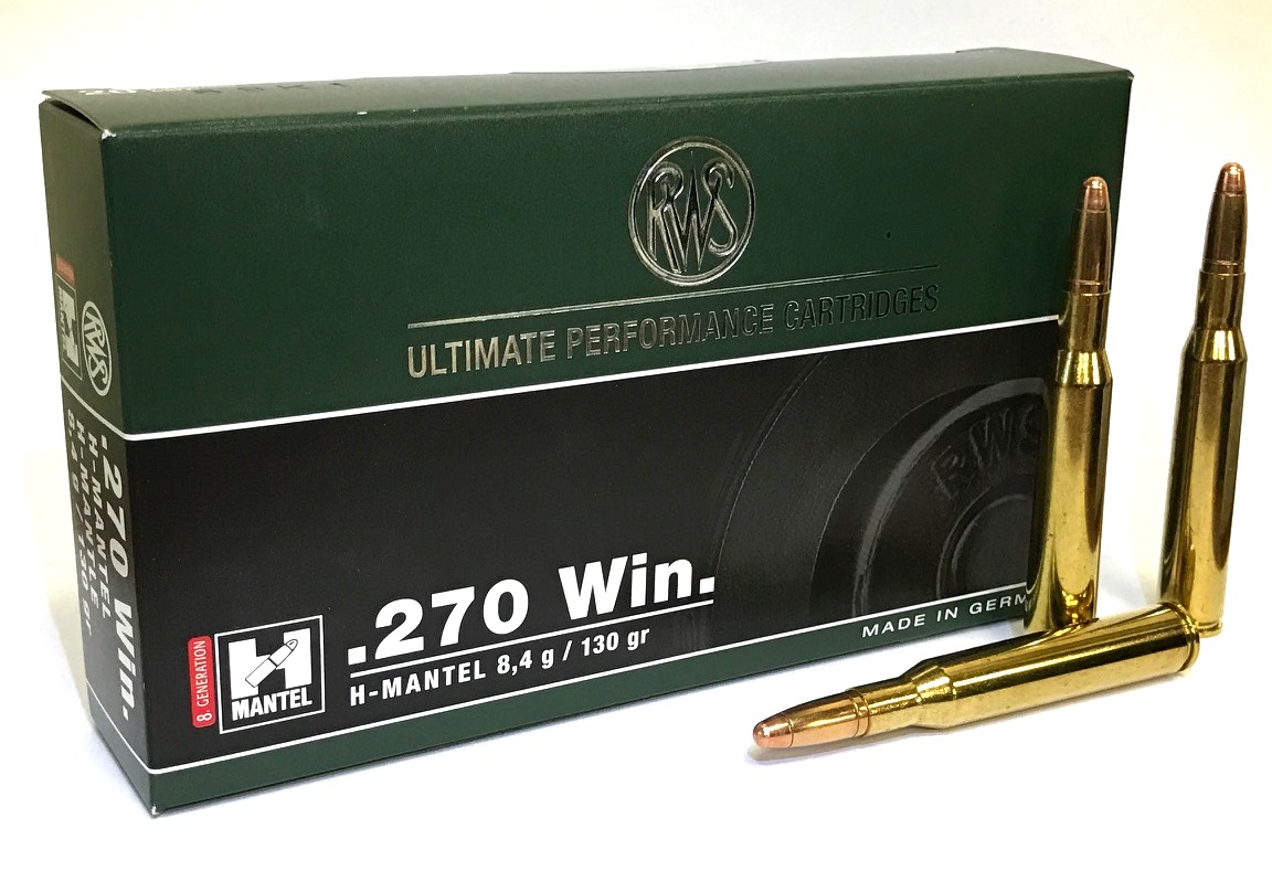 RWS .270 Winchester 130 Grain H-Mantel - 2117290